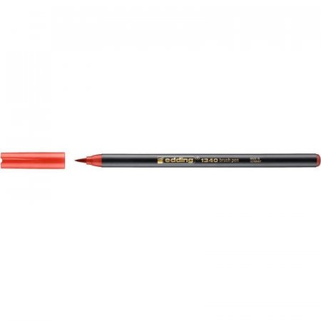 Ручка-кисть Edding 1340/2 красная (толщина линии 1-4 мм)