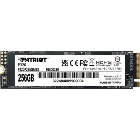 SSD накопитель Patriot Memory P320P256GM28 256 ГБ SSD накопитель Patriot Memory P320P256GM28 256 ГБ