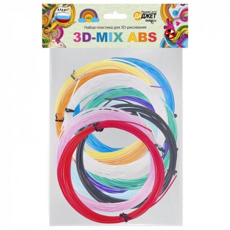 Набор пластика для 3D-рисования 3D-Mix ABS KIT RU0158