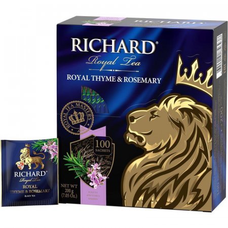 Чай Richard Royal Thyme & Rosemary черный 100 пакетиков