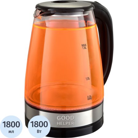 Чайник электрический Goodhelper KPG-1810 оранжевый Чайник электрический Goodhelper KPG-1810 оранжевый