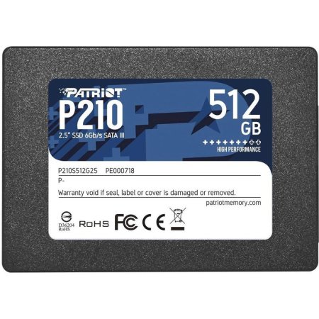 SSD накопитель Patriot Memory P210 512 ГБ (P210S512G25)