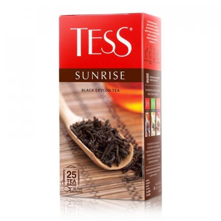 Чай Tess Sunrise черный 25 пакетиков