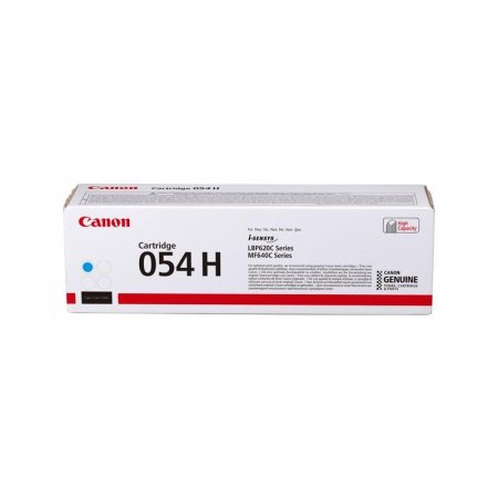 Картридж лазерный Canon 054 H C 3027C002 голубой повышенной емкости оригинальный