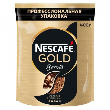 Кофе растворимый Nescafe Gold Barista 400 г (пакет)