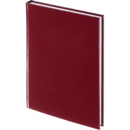 Ежедневник недатированный Attache Ideal балакрон А5 136 листов бордовый  (145x205 мм)