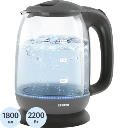 Чайник электрический Centek CT-0034 серый Чайник электрический Centek CT-0034 серый