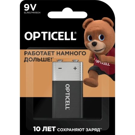 Батарейка крона Opticell Basic