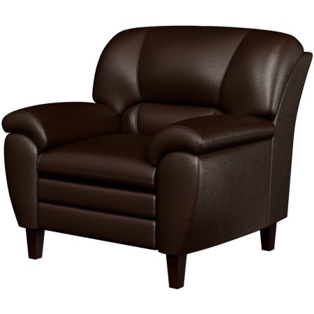 Кресло Bayu темно-коричневое (искусственная кожа)