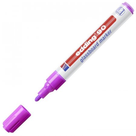 Маркер для стеклянных досок Edding E-90/008 фиолетовый (толщина линии 2-3 мм)