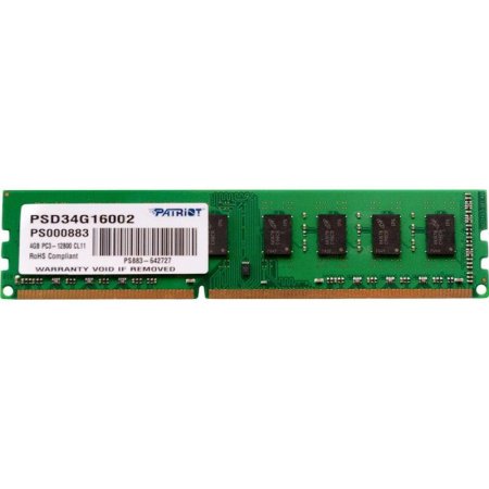 Оперативная память Patriot 4 ГБ PSD34G16002 (DIMM DDR3)