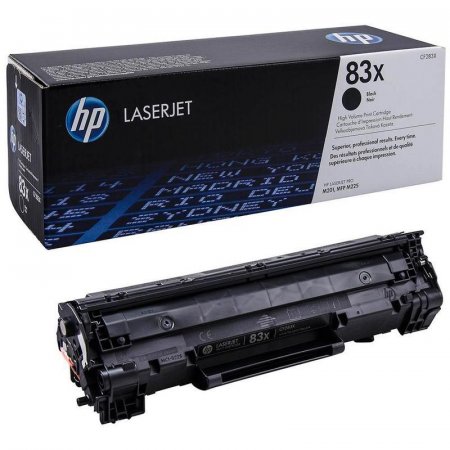 Картридж HP 83X CF283X черный