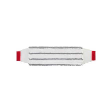 Насадка МОП для швабры-флаундера (плоской) SYR микрофибра 40x15 см белая/красная
