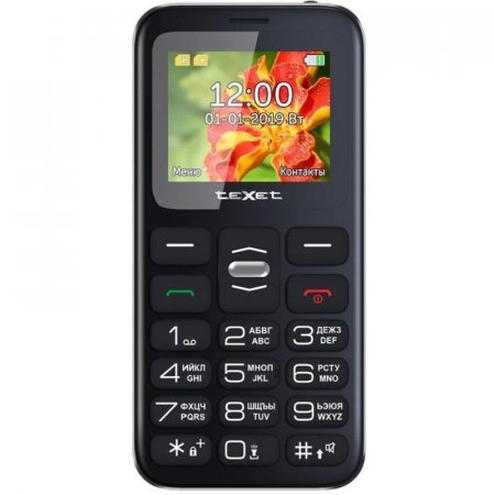 Мобильный телефон teXet 209B-TM черный