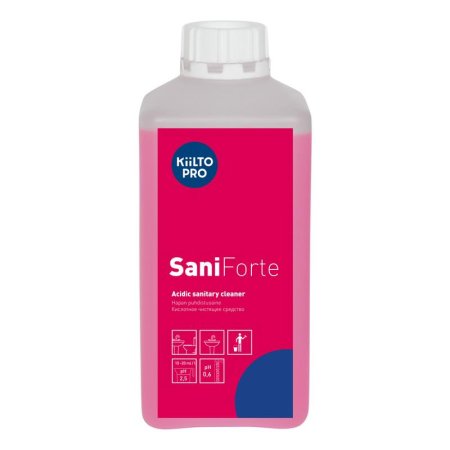 Чистящее средство для удаления налета и ржавчины Kiilto SaniForte 1 л  (концентрат)