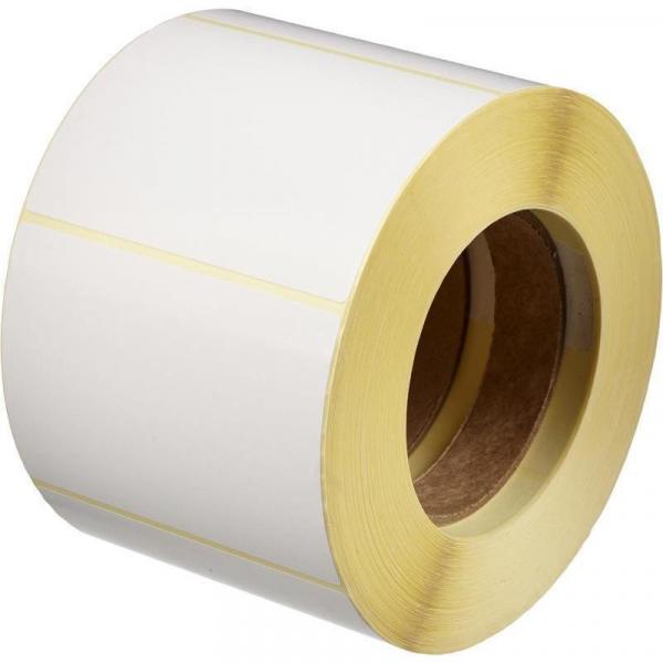 Термотрансферные этикетки 100x72 мм бумажные полуглянцевые (диаметр втулки 76 мм, 1000 штук в рулоне)
