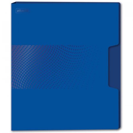 Папка-скоросшиватель с пружинным механизмом Attache Digital синяя 0.45 мм