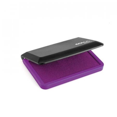 Подушка штемпельная настольная Colop Micro 1, фиолетовая, 9х5 см
