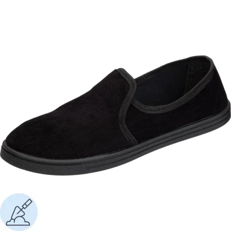 Тапочки вельветовые черные размер 43 Тапочки вельветовые черные размер 43