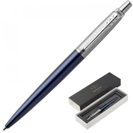Ручка шариковая Parker Jotter синяя (артикул производителя 1953186)