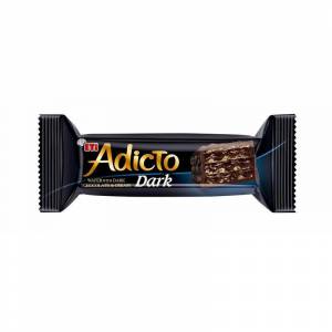 Вафли Eti Adicto Dark с какао-кремом из темного шоколада 50 г