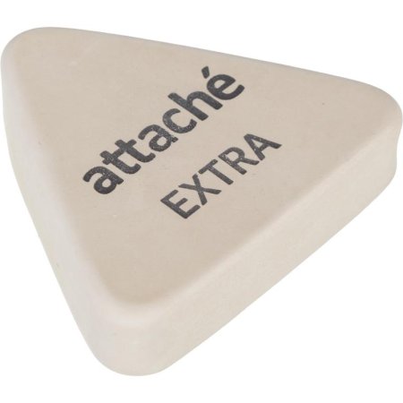Ластик Attache Extra натуральный каучук треугольный 40x38x10 мм
