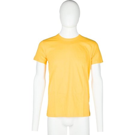 Футболка желтая с коротким рукавом 100% хлопок M (44-46)