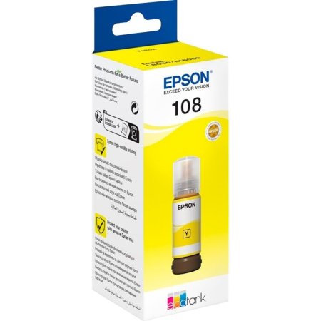 Чернила Epson 108 C13T09C44A желтые оригинальные