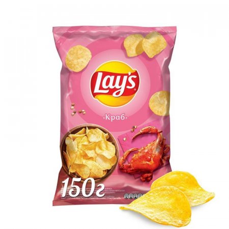 Чипсы картофельные Lay's со вкусом краба 150 г