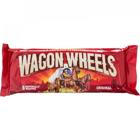 Печенье бисквитное Wagon Wheels оригинальное с суфле и глазурью 216 г