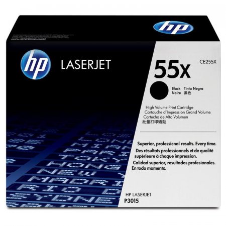 Картридж HP 55X CE255X черный