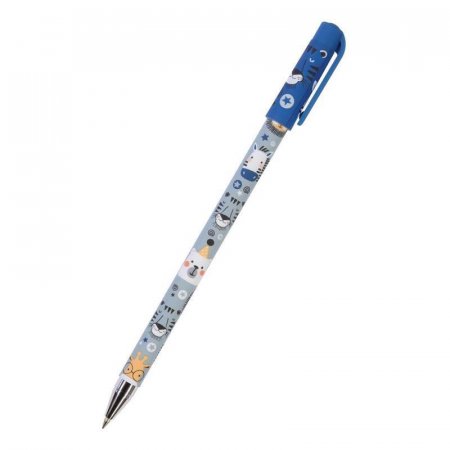 Ручка шариковая неавтоматическая Bruno Visconti Happy Write Цирк. Сафари  синяя (толщина линии 0.38 мм) (артикул производителя 20-0215/46)