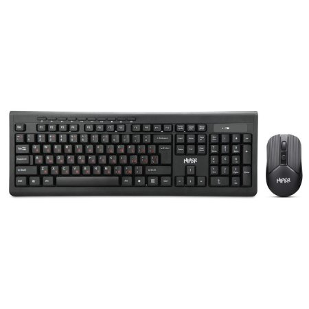 Комплект беспроводной клавиатура и мышь Hiper OSW-2100