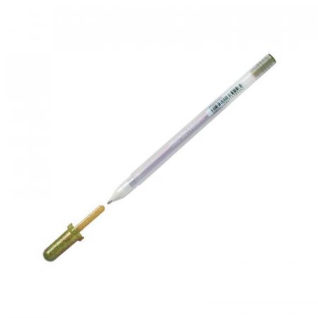 Ручка гелевая Sakura Metallic золотая