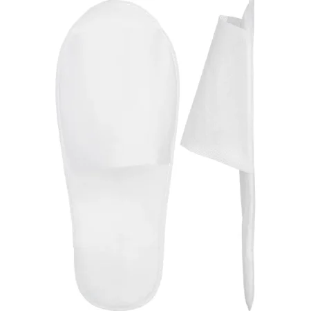 Тапочки одноразовые Спанпро ПЛ-1 спанбонд открытый мыс подошва 3 мм  белые (150 пар в упаковке) Тапочки одноразовые Спанпро ПЛ-1 спанбонд открытый мыс подошва 3 мм  белые (150 пар в упаковке)
