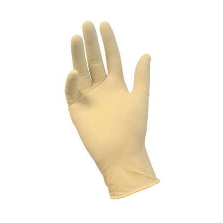 Перчатки медицинские смотровые латексные DentaMAX нестерильные неопудренные светло-желтые размер XL (100 штук в упаковке)