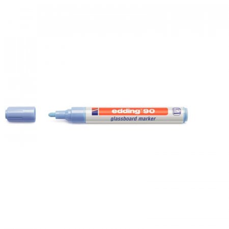 Маркер для стеклянных досок Edding E-90/010 голубой (толщина линии 2-3 мм)