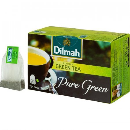 Чай Dilmah зеленый 20 пакетиков