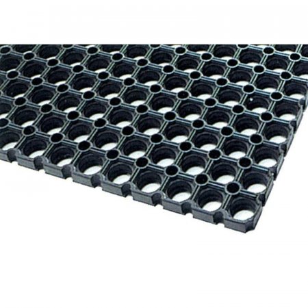 Резиновое покрытие универсальное черное (500х1000х14 мм)