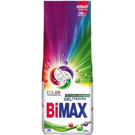 Порошок стиральный BiMax Color автомат 12 кг (для цветного белья)