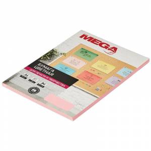 Бумага цветная для офисной техники ProMega Pastel розовая (А4, 80 г/кв.м, 50 листов)