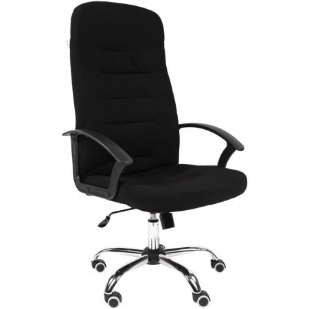 Кресло для руководителя РК 200 S черное (ткань, металл)