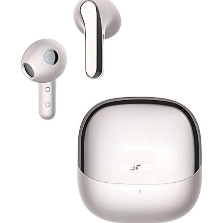 Наушники беспроводные Xiaomi Buds 5 серебристые (BHR8116GL)