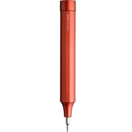 Отвертка Hoto 24-in-1 Precision Screwdriver с набором бит 13 штук  красная (QWLSD004)