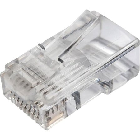 Коннектор TWT TWT-PL45-8P8C RJ-45 cat 5e 100 штук в упаковке