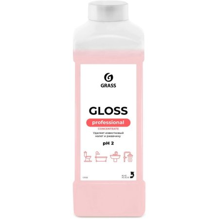 Средство для уборки санитарных помещений Grass Gloss Concentrate 1 л  (концентрат)
