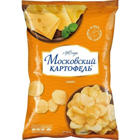 Чипсы Московский картофель сыр 70г 12 штук в упаковке