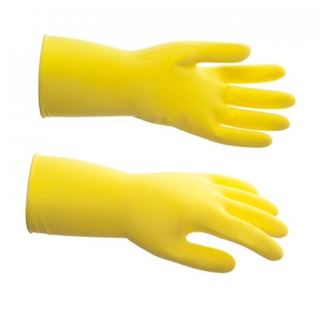 Перчатки латексные Hq Profiline сверхпрочные желтые (размер 9, L)