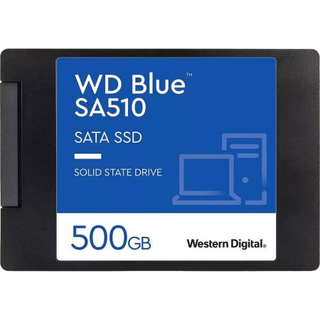 SSD накопитель Western Digital Blue SA510 500 ГБ (WDS500G3B0A)