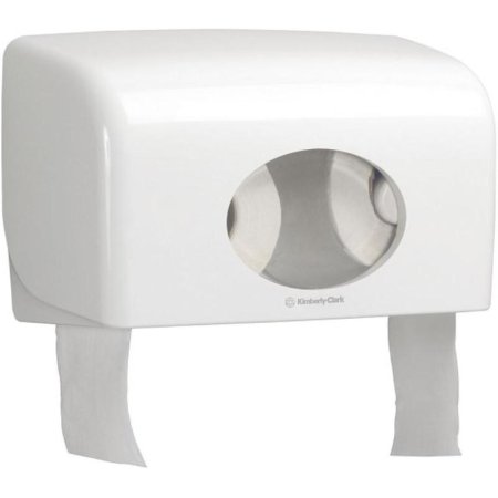 Диспенсер для туалетной бумаги в мини-рулонах KIMBERLY-CLARK Aquarius   пластиковый белый (артикул производителя 6992)